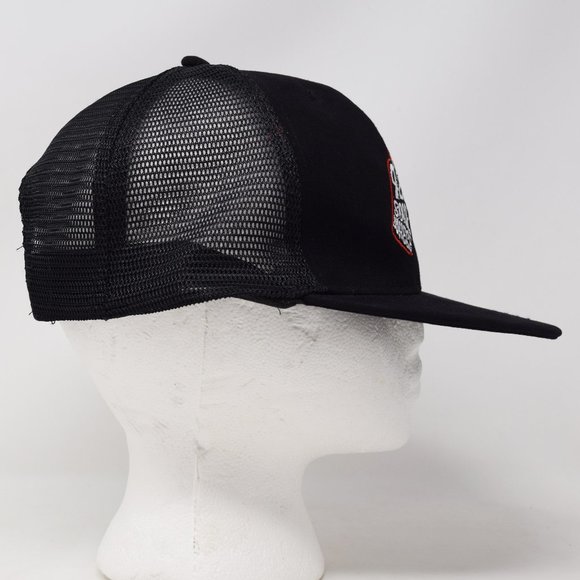 Red Stripe Cap Its 420 Somewhere Jamaica Beer Mesh Snapback Hat Unisex Black - Picture 6 of 8